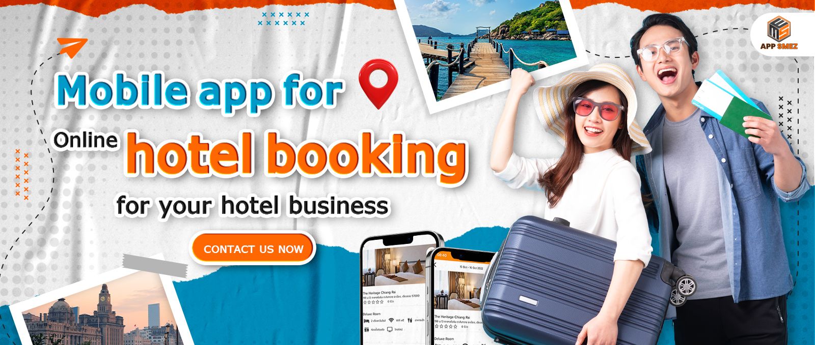 SME Easy Booking ระบบจองโรงแรมผ่านแอพ ลูกค้าจองง่าย ตอยโจทย์ทุกธุรกิจ! จองโรงแรมผ่านแอพง่ายสะดวกรวดเร็ว ช่วยเพิ่มยอดจอง